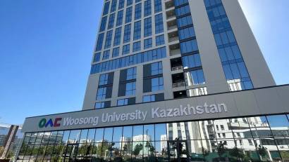 WOOSONG UNIVERSITY KAZAKHSTAN СТУДЕНТТЕРІ ПРЕЗИДЕНТКЕ АЛҒЫС БІЛДІРДІ